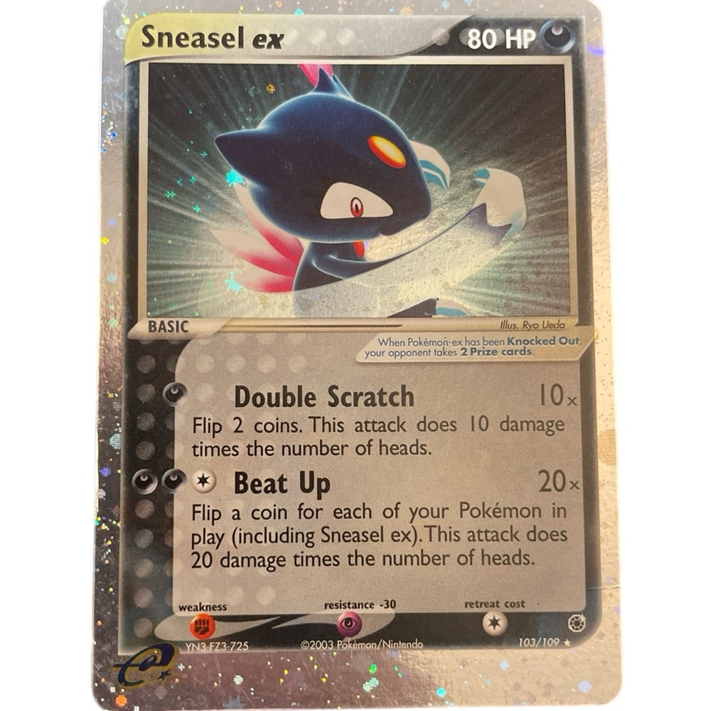 Pokémon Sneasel ex Holo 103/109